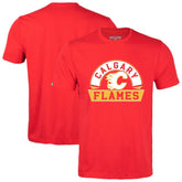 Calgary Flames Levelwear Richmond Banner Arch T-Shirt - Red - NHL