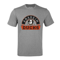 Anaheim Ducks Levelwear Richmond Banner Arch T-Shirt - Gray - NHL