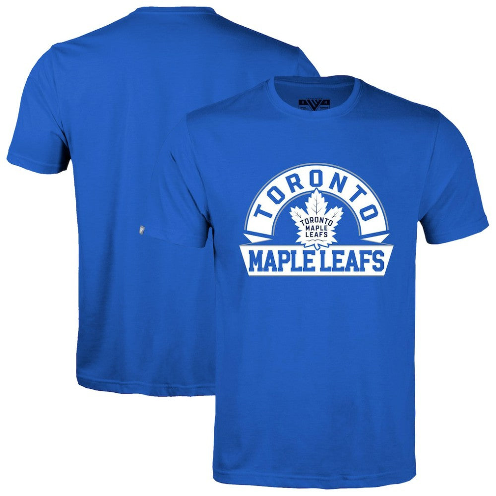 Toronto Maple Leafs Levelwear Richmond Banner Arch T-Shirt - Royal - NHL