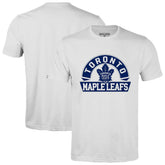 Toronto Maple Leafs Levelwear Richmond Banner Arch T-Shirt - White - NHL