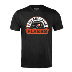Philadelphia Flyers Levelwear Richmond Banner Arch T-Shirt - Black - NHL