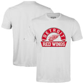 Detroit Red Wings Levelwear Richmond Banner Arch T-Shirt - White - NHL