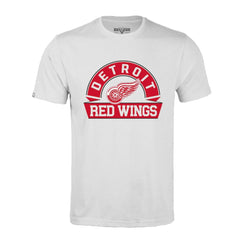 Detroit Red Wings Levelwear Richmond Banner Arch T-Shirt - White - NHL
