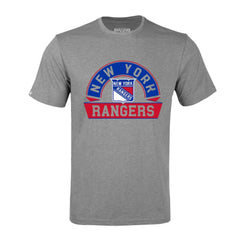 New York Rangers Levelwear Richmond Banner Arch T-Shirt - Gray - NHL