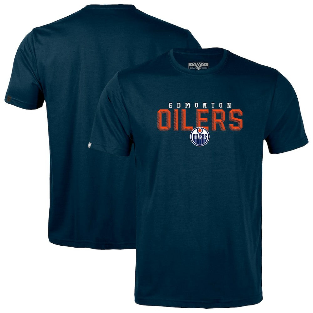 Edmonton Oilers Levelwear Richmond Carve T-Shirt - Navy - NHL