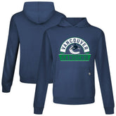 Vancouver Canucks Levelwear Relay Banner Arch Pullover Hoodie - Navy - NHL