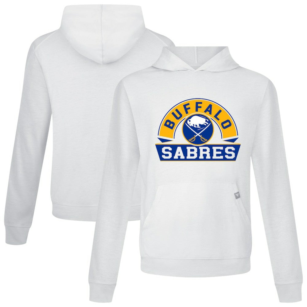 Buffalo Sabres Levelwear Relay Banner Arch Pullover Hoodie - White - NHL