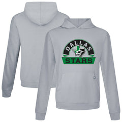 Dallas Stars Levelwear Relay Banner Arch Pullover Hoodie - Gray - NHL