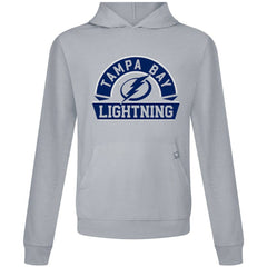 Tampa Bay Lightning Levelwear Relay Banner Arch Pullover Hoodie - Gray - NHL