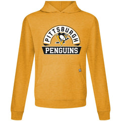 Pittsburgh Penguins Levelwear Relay Banner Arch Pullover Hoodie - Gold - NHL