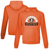 Anaheim Ducks Levelwear Relay Banner Arch Pullover Hoodie - Orange - NHL
