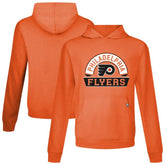 Philadelphia Flyers Levelwear Relay Banner Arch Pullover Hoodie - Orange - NHL