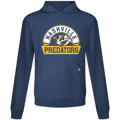 Nashville Predators Levelwear Relay Banner Arch Pullover Hoodie - Navy - NHL