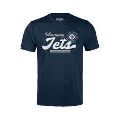 Winnipeg Jets Levelwear Youth Little Richmond Monument T-Shirt - Navy - NHL