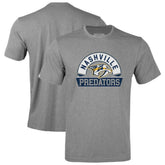 Nashville Predators Levelwear Youth Little Richmond Banner Arch T-Shirt - Gray - NHL