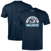 Colorado Avalanche Levelwear Youth Little Richmond Banner Arch T-Shirt - Navy - NHL