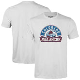 Colorado Avalanche Levelwear Youth Little Richmond Banner Arch T-Shirt - White - NHL