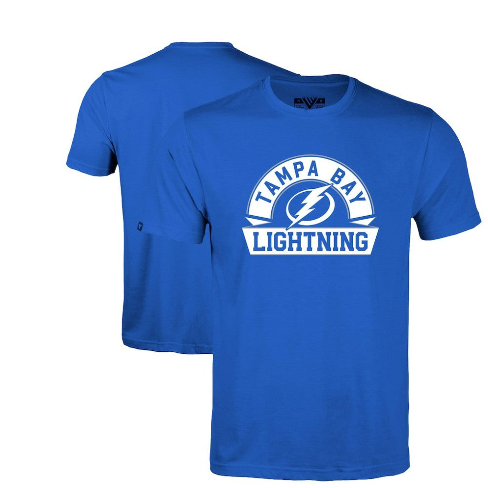 Tampa Bay Lightning Levelwear Youth Little Richmond Banner Arch T-Shirt - Royal - NHL