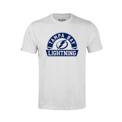 Tampa Bay Lightning Levelwear Youth Little Richmond Banner Arch T-Shirt - White - NHL