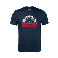 Washington Capitals Levelwear Youth Little Richmond Banner Arch T-Shirt - Navy - NHL