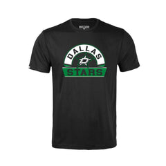 Dallas Stars Levelwear Youth Little Richmond Banner Arch T-Shirt - Black - NHL