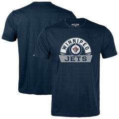 Winnipeg Jets Levelwear Youth Little Richmond Banner Arch T-Shirt - Navy - NHL