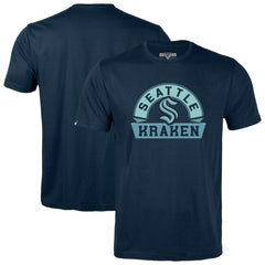 Seattle Kraken Levelwear Youth Little Richmond Banner Arch T-Shirt - Navy - NHL