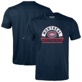 Montreal Canadiens Levelwear Youth Little Richmond Banner Arch T-Shirt - Navy - NHL