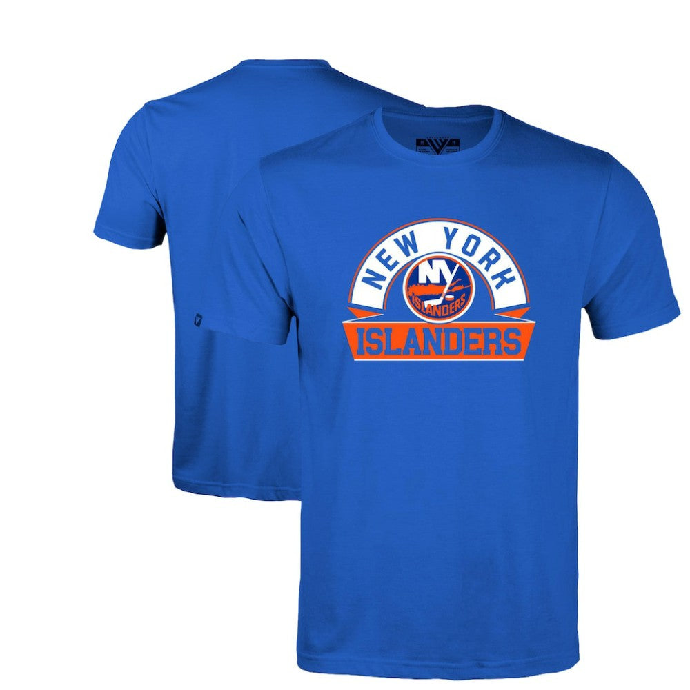 New York Islanders Levelwear Youth Little Richmond Banner Arch T-Shirt - Royal - NHL