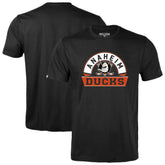 Anaheim Ducks Levelwear Youth Little Richmond Banner Arch T-Shirt - Black - NHL