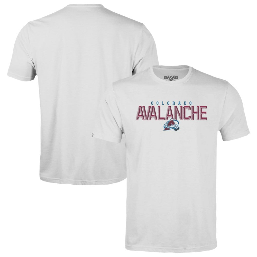 Colorado Avalanche Levelwear Youth Little Richmond Carve T-Shirt - White - NHL