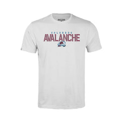 Colorado Avalanche Levelwear Youth Little Richmond Carve T-Shirt - White - NHL