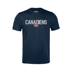 Montreal Canadiens Levelwear Youth Little Richmond Carve T-Shirt - Navy - NHL
