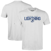Tampa Bay Lightning Levelwear Youth Little Richmond Carve T-Shirt - White - NHL