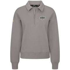 Los Angeles Kings Levelwear Women's Canmore Quarter-Zip Pullover - Gray - NHL