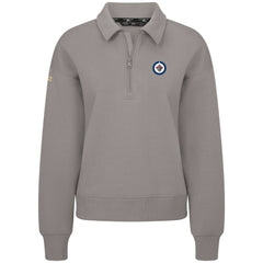 Winnipeg Jets Levelwear Women's Canmore Quarter-Zip Pullover - Gray - NHL