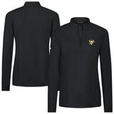 Pittsburgh Penguins Levelwear Women's Upright Quarter-Zip Pullover - Black - NHL