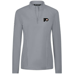 Philadelphia Flyers Levelwear Women's Upright Quarter-Zip Pullover - Gray - NHL