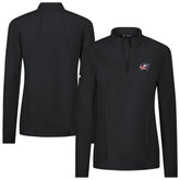 Columbus Blue Jackets Levelwear Women's Upright Quarter-Zip Pullover - Black - NHL