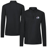 Colorado Avalanche Levelwear Women's Upright Quarter-Zip Pullover - Black - NHL