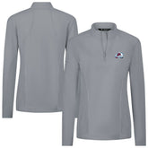 Colorado Avalanche Levelwear Women's Upright Quarter-Zip Pullover - Gray - NHL