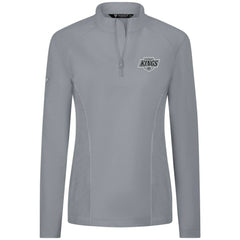 Los Angeles Kings Levelwear Women's Upright Quarter-Zip Pullover - Gray - NHL