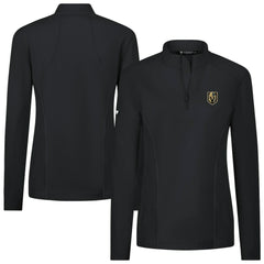 Vegas Golden Knights Levelwear Women's Upright Quarter-Zip Pullover - Black - NHL