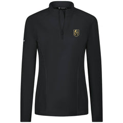 Vegas Golden Knights Levelwear Women's Upright Quarter-Zip Pullover - Black - NHL