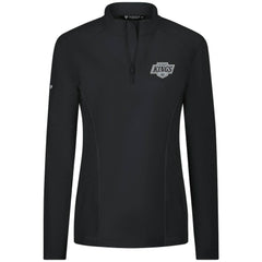 Los Angeles Kings Levelwear Women's Upright Quarter-Zip Pullover - Black - NHL