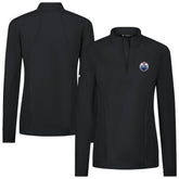 Edmonton Oilers Levelwear Women's Upright Quarter-Zip Pullover - Black - NHL