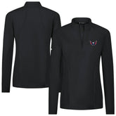 Washington Capitals Levelwear Women's Upright Quarter-Zip Pullover - Black - NHL