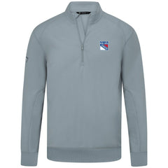 New York Rangers Levelwear Upright Tri-Blend Quarter-Zip Pullover - Gray - NHL