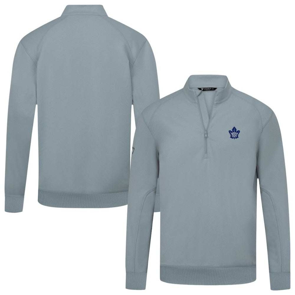 Toronto Maple Leafs Levelwear Upright Tri-Blend Quarter-Zip Pullover - Gray - NHL