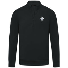 Toronto Maple Leafs Levelwear Upright Tri-Blend Quarter-Zip Pullover - Black - NHL